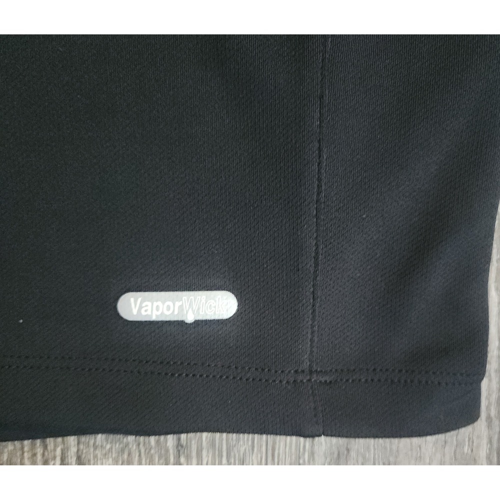 The North Face Polo Shirt Mens Size Medium Black VaporWick Short Sleeve Athletic - Picture 3 of 7